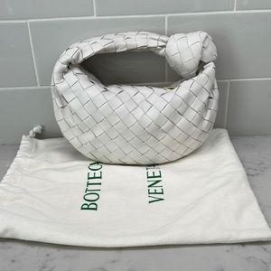 BOTTEGA VENETA JODIE - MINI WHITE LEATHER. LIKE NEW